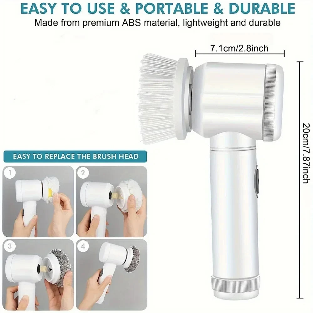 Electric Power Cleaning Scrubber